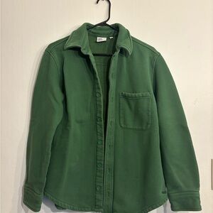 Aritzia TNA Cozy Fleece Boyfriend Shirt Jacket Small